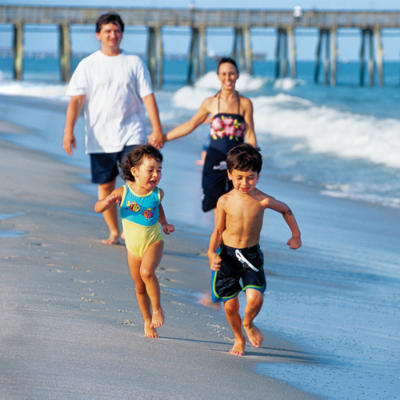 beach family